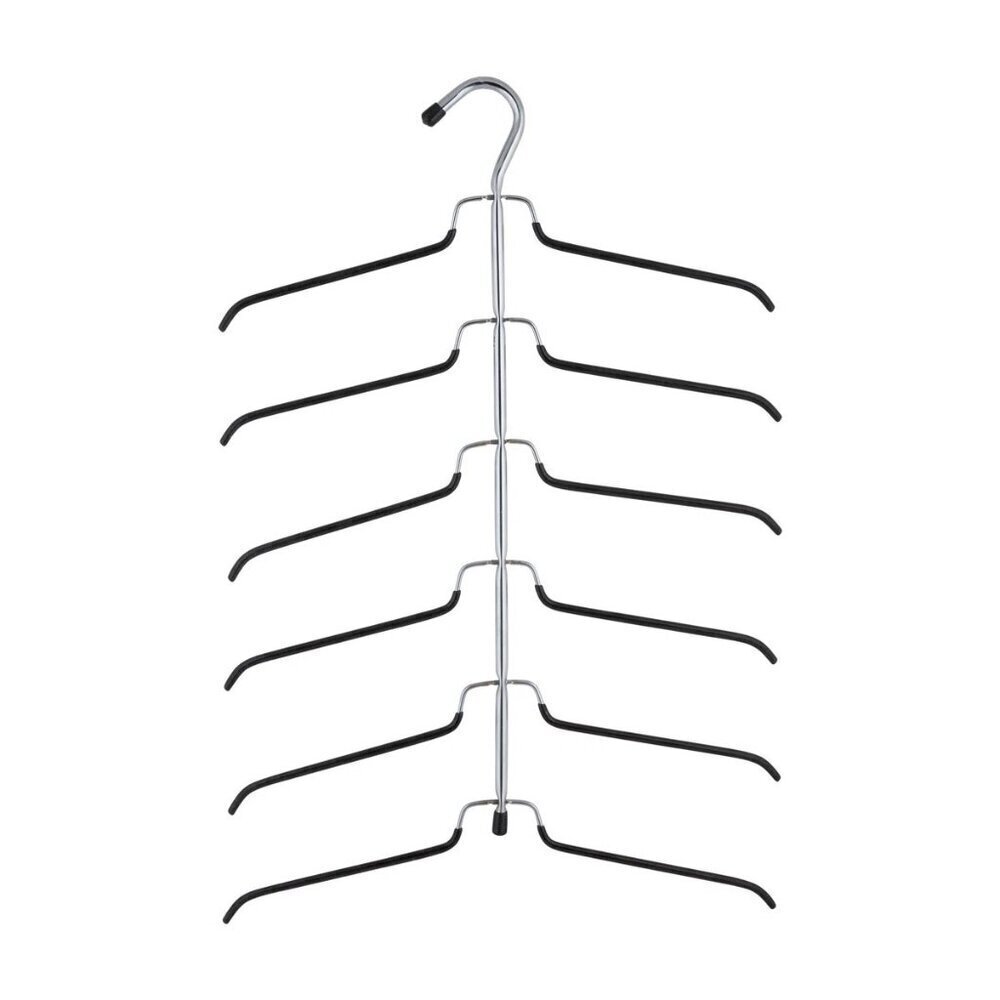 THREE Silver and Black Multi-Layer Pants and Top Hangers (three available) - Picture 3 of 3